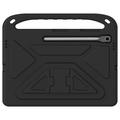 Samsung Galaxy Tab S10 FE+ Stødsikkert Transportabelt Cover til Børn - Sort