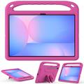 Samsung Galaxy Tab S10 FE+ Stødsikkert Transportabelt Cover til Børn - Hot Pink