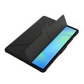 Samsung Galaxy Tab S10 FE+ Nillkin Bumper Smart Folio Cover - Sort / Gennemsigtig