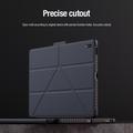 Samsung Galaxy Tab S10 FE+ Nillkin Bumper Smart Folio Cover - Sort / Gennemsigtig