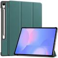 Samsung Galaxy Tab S10 FE+ Tri-Fold Series Smart Folio-etui - Sortgrøn