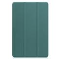 Samsung Galaxy Tab S10 FE+ Tri-Fold Series Smart Folio-etui - Sortgrøn