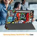 Samsung Galaxy Tab S10 FE+ Tri-Fold Series Smart Folio-etui - Graffiti