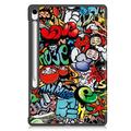 Samsung Galaxy Tab S10 FE+ Tri-Fold Series Smart Folio-etui - Graffiti