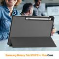Samsung Galaxy Tab S10 FE+ Tri-Fold Series Smart Folio-etui - grå