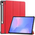 Samsung Galaxy Tab S10 FE+ Tri-Fold Series Smart Folio-etui - rød