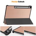 Samsung Galaxy Tab S10 FE+ Tri-Fold Series Smart Folio-etui - Rosaguld