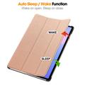 Samsung Galaxy Tab S10 FE+ Tri-Fold Series Smart Folio-etui - Rosaguld