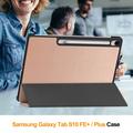 Samsung Galaxy Tab S10 FE+ Tri-Fold Series Smart Folio-etui - Rosaguld
