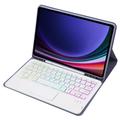 Samsung Galaxy Tab S10 Lite/S10 FE/S9 FE/S9 Bluetooth-tastaturetui - Lilla
