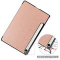 Samsung Galaxy Tab S10 Lite Tri-Fold Series Smart Folio-etui - Rosaguld
