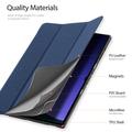 Samsung Galaxy Tab S10 Ultra Dux Ducis Domo Tri-Fold Smart Folio Cover - Blå