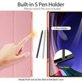 Samsung Galaxy Tab S10 Ultra Dux Ducis Domo Tri-Fold Smart Folio Cover - Pink
