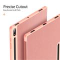 Samsung Galaxy Tab S10 Ultra Dux Ducis Domo Tri-Fold Smart Folio Cover - Pink