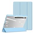 Samsung Galaxy Tab S10 Ultra Dux Ducis Toby Tri-Fold Smart Folio Cover - Babyblå