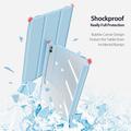 Samsung Galaxy Tab S10 Ultra Dux Ducis Toby Tri-Fold Smart Folio Cover - Babyblå