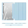 Samsung Galaxy Tab S10 Ultra Dux Ducis Toby Tri-Fold Smart Folio Cover - Babyblå