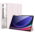 Samsung Galaxy Tab S10 Ultra Dux Ducis Toby Tri-Fold Smart Folio Cover - Lysepink