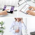 Samsung Galaxy Tab S10 Ultra Dux Ducis Toby Tri-Fold Smart Folio Cover - Lysepink