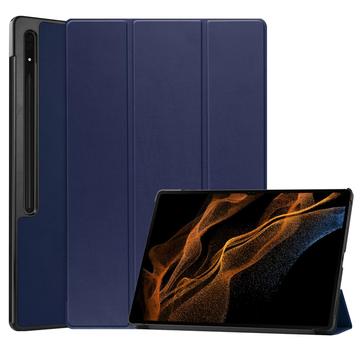 Samsung Galaxy Tab S10 Ultra Tri-Fold Series Smart Folio Cover - Blå
