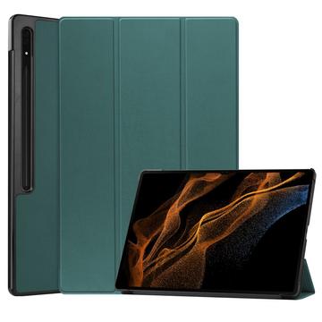 Samsung Galaxy Tab S10 Ultra Tri-Fold Series Smart Folio Cover - Grøn