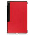 Samsung Galaxy Tab S10 Ultra Tri-Fold Series Smart Folio Cover - Rød