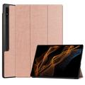 Samsung Galaxy Tab S10 Ultra Tri-Fold Series Smart Folio Cover - Rødguld