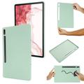 Samsung Galaxy Tab S10+ Liquid Silikone Cover med Strop - Grøn