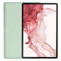 Samsung Galaxy Tab S10+ Liquid Silikone Cover med Strop - Grøn