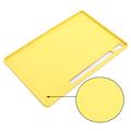 Samsung Galaxy Tab S10+ Liquid Silikone Cover med Strop - Gul