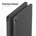 Samsung Galaxy Tab S11 Dux Ducis Domo Tri-Fold Smart Folio Cover - Sort