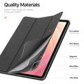 Samsung Galaxy Tab S11 Dux Ducis Domo Tri-Fold Smart Folio Cover - Sort