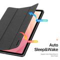 Samsung Galaxy Tab S11 Dux Ducis Domo Tri-Fold Smart Folio Cover - Sort