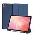 Samsung Galaxy Tab S11 Dux Ducis Domo Tri-Fold Smart Folio Cover - Blå