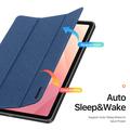 Samsung Galaxy Tab S11 Dux Ducis Domo Tri-Fold Smart Folio Cover - Blå