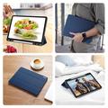 Samsung Galaxy Tab S11 Dux Ducis Domo Tri-Fold Smart Folio Cover - Blå