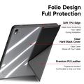 Samsung Galaxy Tab S11 Dux Ducis Magi aftageligt 2-i-1 folioetui - sort