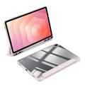 Samsung Galaxy Tab S11 Dux Ducis Toby Tri-Fold Smart Folio Cover - Lysepink