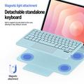 Samsung Galaxy Tab S11 Dux Ducis YK-serie Bluetooth-tastaturcover - Blå
