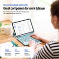 Samsung Galaxy Tab S11 Dux Ducis YK-serie Bluetooth-tastaturcover - Blå