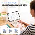 Samsung Galaxy Tab S11 Dux Ducis YK-serie Bluetooth-tastaturcover - lyserød