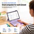 Samsung Galaxy Tab S11 Dux Ducis YK-serie Bluetooth-tastaturcover - Lilla