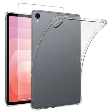 Samsung Galaxy Tab S11 Saii 2-i-1 TPU Cover & Skærmbeskyttelse Hærdet Glas