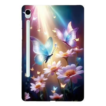 Samsung Galaxy Tab S11 Stilfuld Ultra-Slim TPU Cover - Sommerfugleblomster