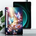 Samsung Galaxy Tab S11 Stilfuld Ultra-Slim TPU Cover - Sommerfugleblomster