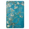 Samsung Galaxy Tab S11 Tri-Fold Series Smart Folio-etui - Hvid Blomster
