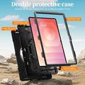 Samsung Galaxy Tab S11 Ultra Heavy Duty 360 Cover med Håndrem - Sort