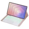 Samsung Galaxy Tab S11 Ultra Bluetooth-tastaturetui med touchpad - Pink