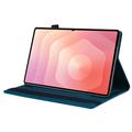 Samsung Galaxy Tab S11 Ultra Business Style Mat Flip Cover - Blå