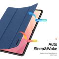 Samsung Galaxy Tab S11 Ultra Dux Ducis Domo Tri-Fold Smart Folio Cover - Blå